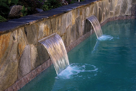 CustomCascade 1000 Series ABS Sheeting Waterfall 18" with 1-½" Standard Lip | Tan | 1000-18T