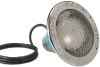 Pentair Amerlite® Incandescent Pool Light with Stainless Steel Facering | 120V, 500W, 200-Ft Cord | 78459100