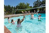 SR Smith Swim N€™ Spike Salt Pool Friendly Volleyball Residential Game | with 20' Net and Anchors | Black | S-VOLY20